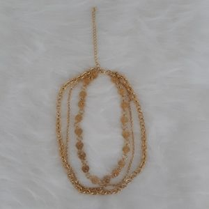 Ladies Necklace Heavy and Gold in Color